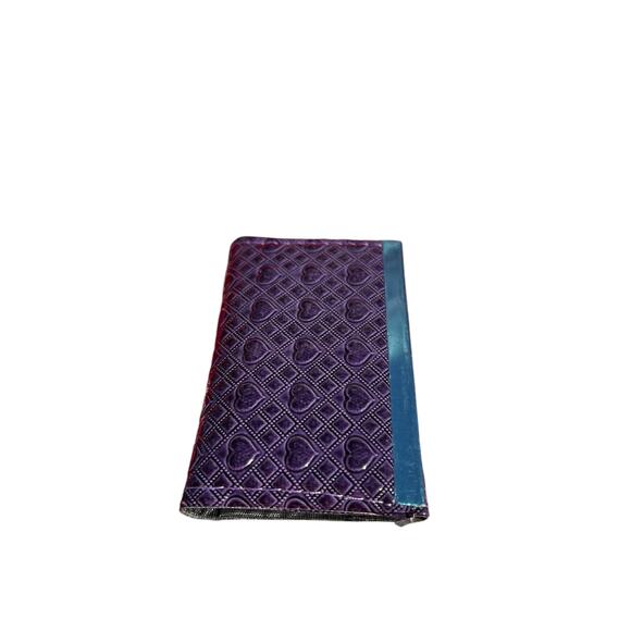 Purple Heart Retro Small New In Pack Card Wallet ID Card Holder Unused Deadstock - Picture 13 of 16